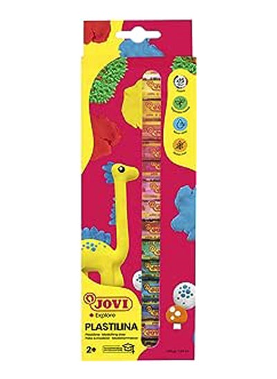 Buy Jovi Modelling Clay Assorted Colours for kids Pack Of 15 Pieces - Multi Colour in Egypt