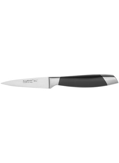 Buy Berghoff Essentials Paring Knife Stainless Steel All-round With Comfort Grip 8.5cm Black in UAE