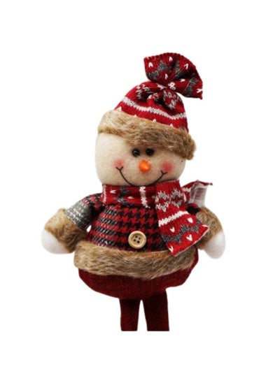 Buy Santa Claus doll in the shape of a snowman with long legs in Egypt