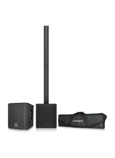 Buy TurboSound1000W Pow Column Spkr with a 12" Sub, Transport Bag and Protective cover iP2000BUNDLE in UAE