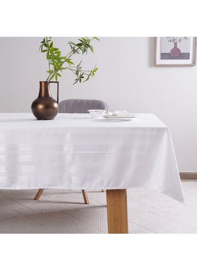 Buy Hotel At Home Table Cover 150X250Cm - White in UAE