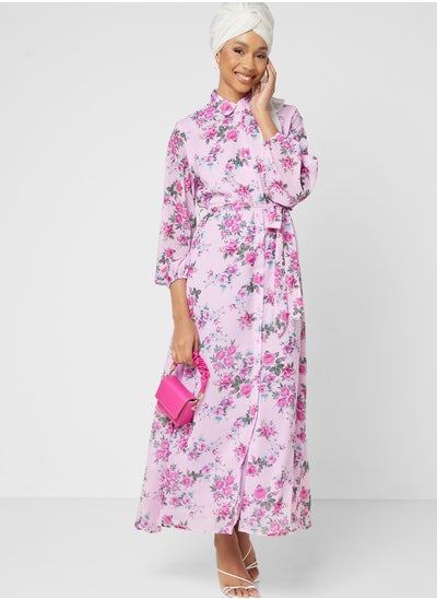 Buy Floral Printed Dress in Saudi Arabia