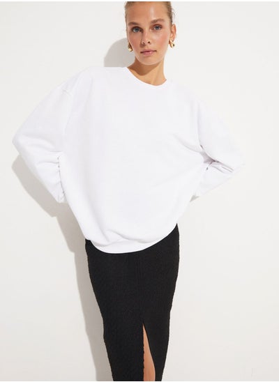 اشتري Crew Neck Oversized Sweatshirt في الامارات