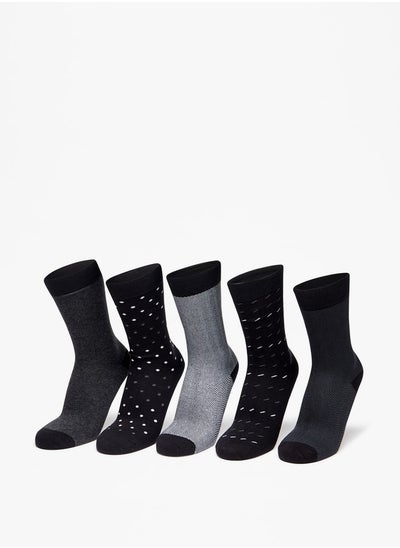 اشتري Assorted Crew Socks - Set of 5 في السعودية