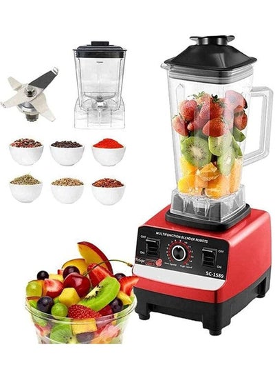 Buy SilverCrest Multi Blender Mixer Juicer Food Professional With Smart 15 Timer Speed Quick Arrow/4500W/Multicolour in UAE