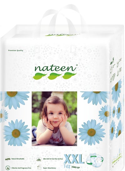 اشتري Premium Care Baby Diapers,Size 6 (25+kg),XXL,14 Count Diapers,Super Absorbency,Natural Breathable Baby Diapers. في الامارات