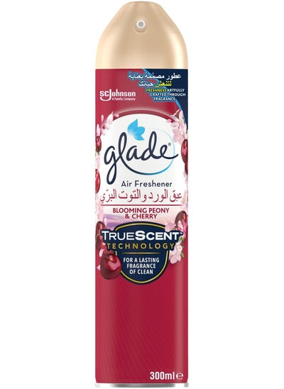 Buy Glade Blooming Peony & Cherry Air Freshener 300ml in UAE