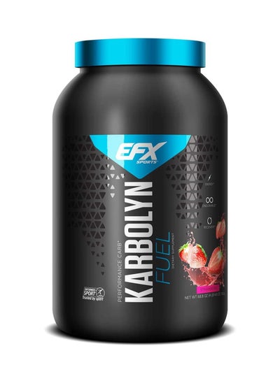 اشتري EFX Sports Karbolyn Fuel Pre, Intra, Post Workout Carbohydrate Supplement Powder Carb Load, Energize Improve & Recover Faster Easy to Mix Strawberry 1950gm في الامارات