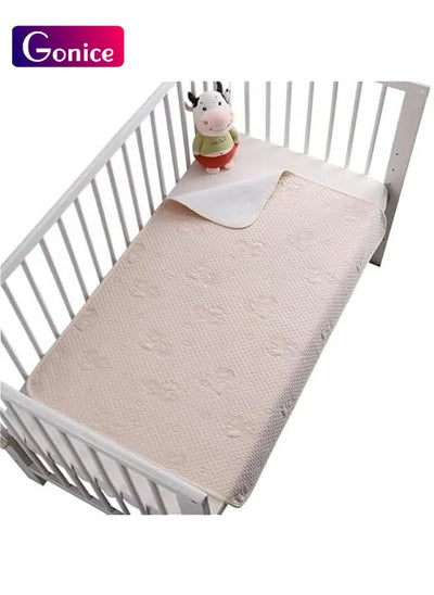 اشتري Waterproof Bed Pad, Washable Mattress Protector 4 Layer Blanket Sheet Soft and Absorbent Urine Pads for Baby Toddler Children and Adults with Incontinence(70x90cm) في السعودية