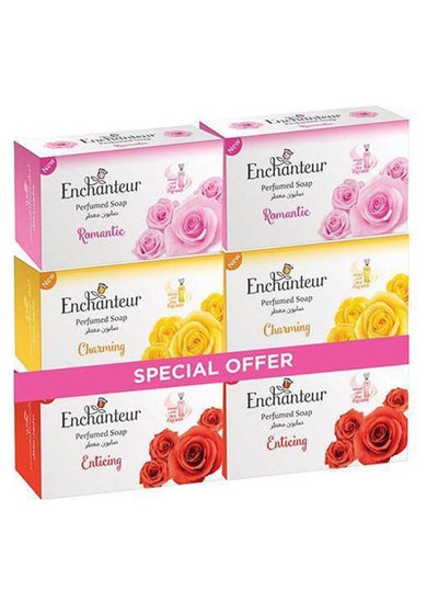 Buy Enchanteur Romantic Charming Enticing Soap 125g Pack of 6 in UAE