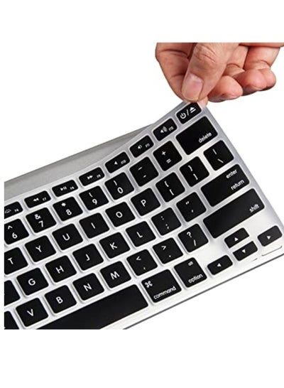 Buy Keyboard Cover Skin for Newest MacBook Pro 13 inch 2020 (Model A2289 / A2251 / A2338 Apple M1 Chip) and MacBook Pro 16'' 2019 (Model A2141) U.S Layout Accessories (Black) in UAE