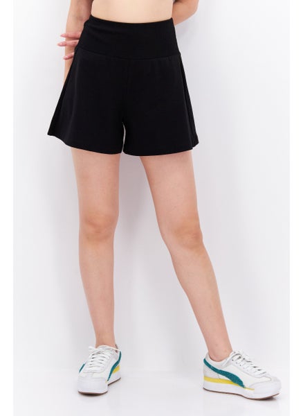 اشتري Women Sportswear Fit Running Shorts, Black في السعودية