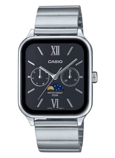 Buy CASIO Standard Analog Black Dial Stainless Steel Band Men's Watch-MTP-M305D-1A2 in UAE