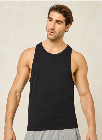 اشتري Racerback Cotton Stretch Scoop Neck Vest في السعودية