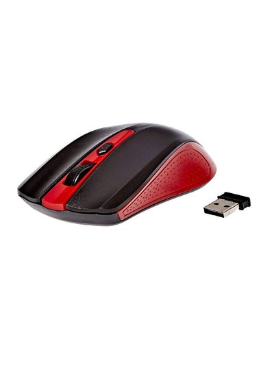 Buy Enet Wireless Optical Mouse - Red/Black in UAE