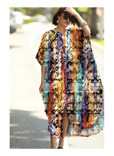 اشتري Beach Printed Robe Sunscreen Cover في الامارات