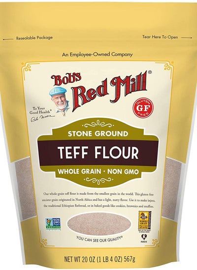 Buy Bobs Red Mill Teff Flour, 20 oz in UAE