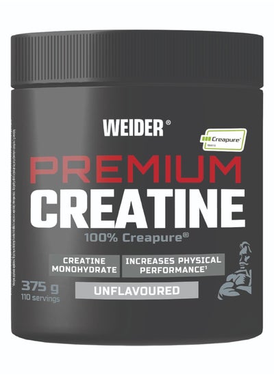 Buy Creatine 375g Unflavour,100% Creatine Creapure Monohydrate, Sugar Free, Vegan, Increased Physical Performance (110 Servings) in UAE