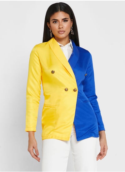 Buy Colorblock Classic Blazer in Saudi Arabia