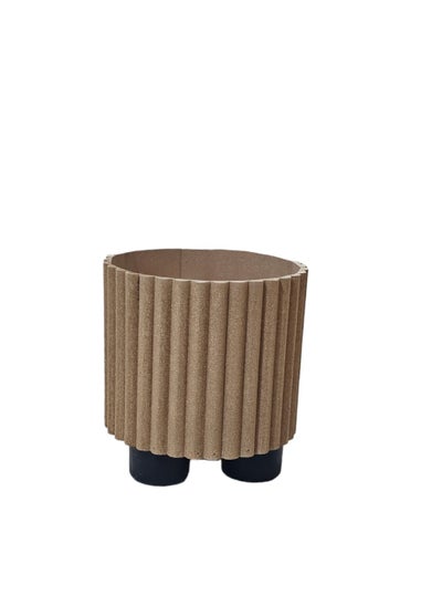 Buy Wooden pail to decorate trees, 10 cm in Saudi Arabia