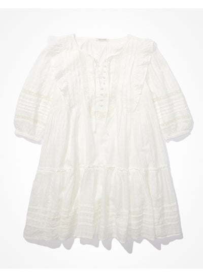اشتري AE Puff-Sleeve Babydoll Mini Dress في مصر