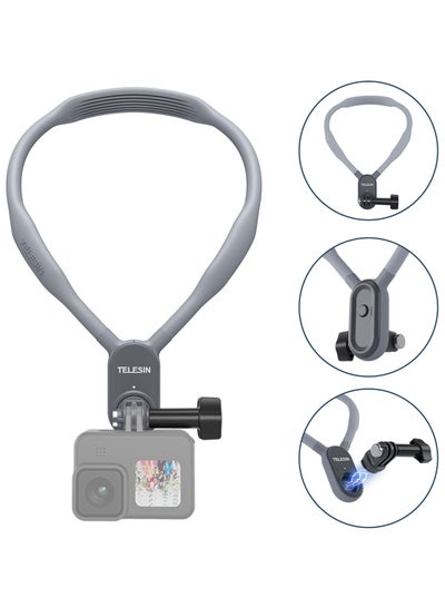 اشتري TELESIN Magnetic Neck Hanging Camera Holder for GoPro Insta360 DJI Action Camera في الامارات