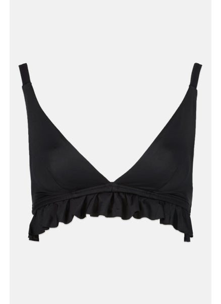 Buy Women Plain Bikini Top, Black in UAE