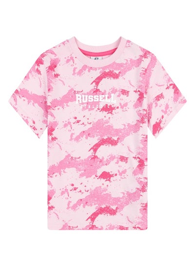 اشتري Russell Athletic Girls Camo Crop T Shirt في السعودية