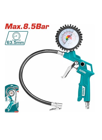 Buy Super Total Air Tire Inflating Gun - Versatile Tire Inflator with Multiple Connectors, Max Pressure 120 PSI in UAE