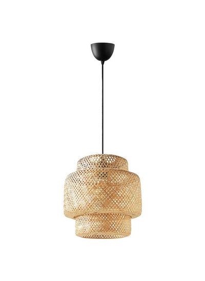 Buy Pendant Lamp Bamboo Handmade 27 Cm in Saudi Arabia