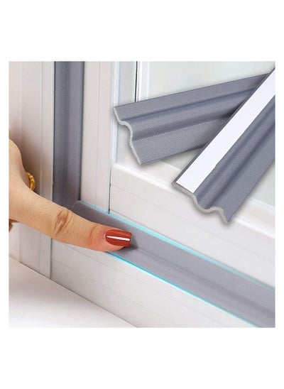 Buy 4m Window Draft Stopper Draught Foam Seal Strip Wind Noise Dust Insect Blocker for Window Gap Door Frame Grey in UAE