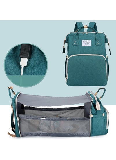 Buy New Style Multifunctional Portable Mommy Bed Backpack With Mosquito Net For Baby in Saudi Arabia