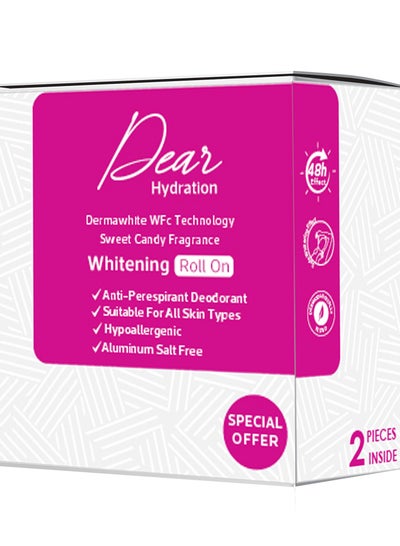 Buy Dear Deodorant anti-perspirant and whitening for underarms  Sweet candy offer 2 pieces 60 ML in Egypt