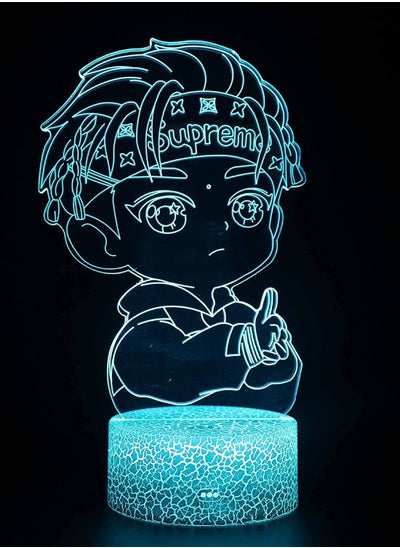 Buy 3D LED MultiColored Multicolor Night Light  Japan Anime Naruto Uchiha Series Theme Light  Hoom Decorate 7/16 Color Change Sensor Touch Table Lamp  USB Powered in UAE