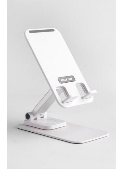 اشتري Green Lion Foldable Phone Holder - White في الامارات