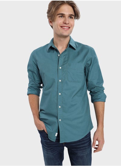 اشتري Pocket Detail Button Down Shirt في الامارات