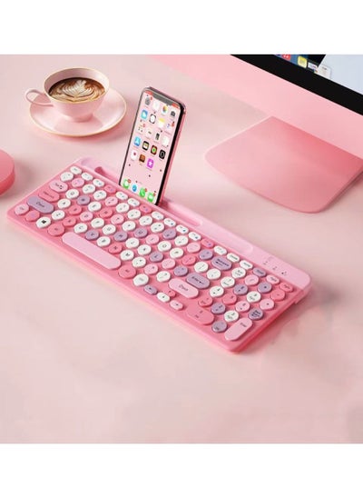 Buy Wireless Keyboard Rechargeable Bluetooth Keyboard in Saudi Arabia