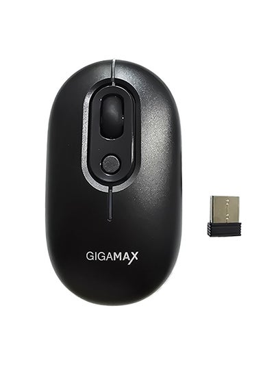 Buy Wireless Desk Mouse, G-1300, 1600 DPI Wired/Wireless Functional Mouse with 3 Modes Connectivity, Bluetooth and 2.4G Wireless, 4 Macro Buttons, Long Lasting Rechargeable Battery Capacity and for PC/Mac/Laptop Used in... Home and office, black in Egypt