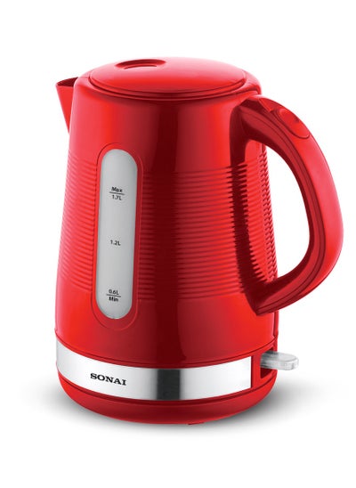 اشتري Sonai SH-3888 Kettle 2200 Watt – Red في مصر