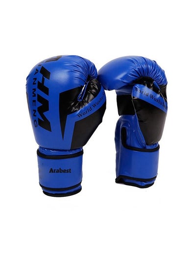 Buy Boxing Gloves - 6oz 8oz 10oz 12oz - Vegan Leather Gloves for Training Sparring with Waterproof Lining - Breathable Mesh - Hand Protection in UAE