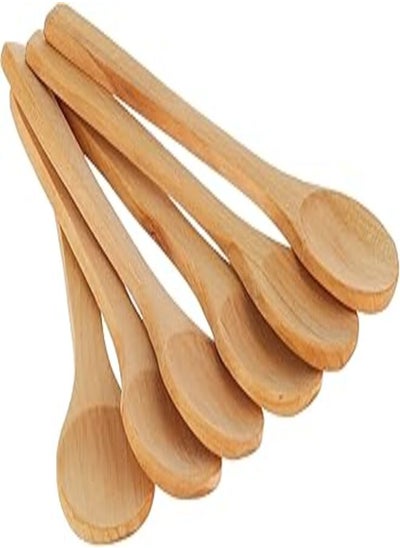 اشتري Generic Kitchen wood spoon set - 6 pieces - tea hanging size في مصر