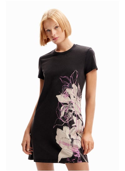 Buy Floral mini T-shirt dress in Egypt