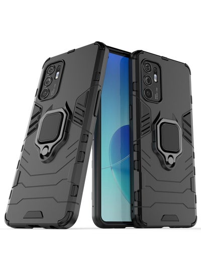 Buy Compatible With Oppo Reno6 4G Black Panther Back Cover (Black) in Egypt