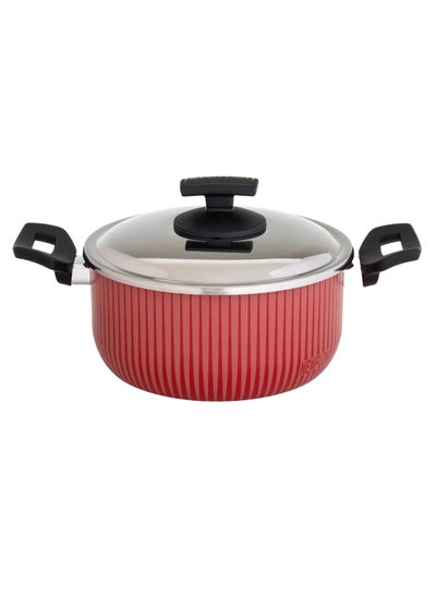 Buy Newflon Cooking Pot With Steel Lid Size 20 cm in Saudi Arabia