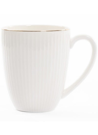 Buy Luce Mug, White - 12x8.5cm in UAE