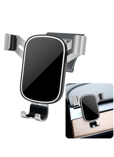 اشتري Car Phone Holder for Tesla Model [Big Phones with Case Friendly] Auto Accessories Navigation Bracket Interior Decoration Mobile Cellphone Mount في الامارات