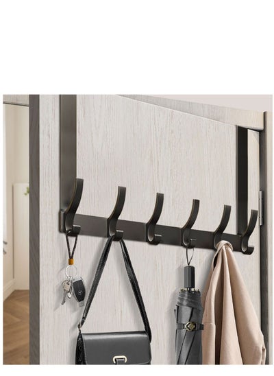 Buy Wholesale of door hooks, space aluminum, non perforated bathroom hooks, bedroom storage, hanger hooks, wall hanger hooks, black in Saudi Arabia