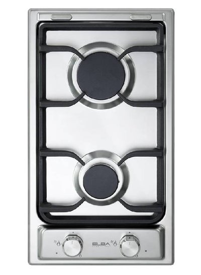 Buy Built-in Gas Hob - 2 Burners - Stainless Steel - Made in Italy - AS-EN35-200XD in Saudi Arabia