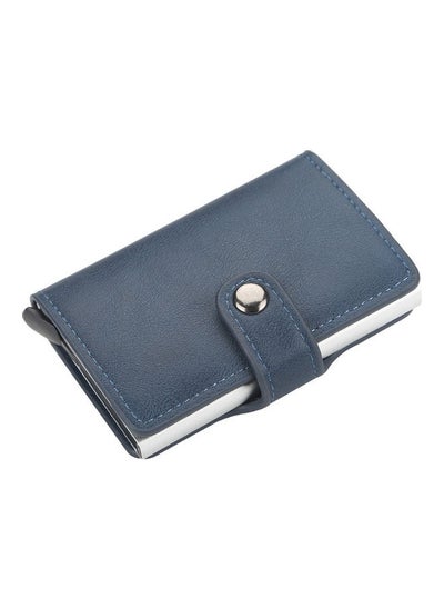 Buy Stylish Automatic Popup Card Holder Blue in UAE