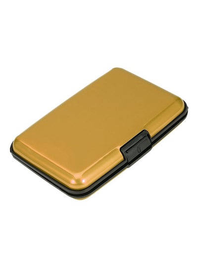 Buy Waterproof ID Card Wallet Holder Case Yellow in UAE